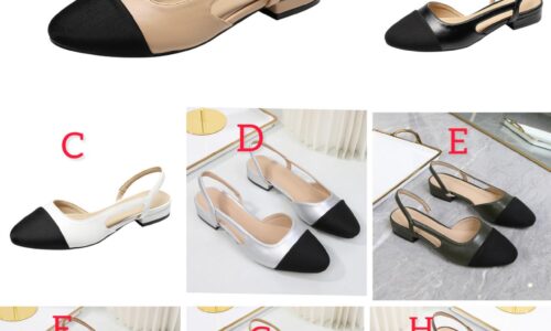 Mule flat shoes