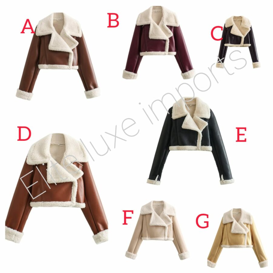 Faux Leather Jacket