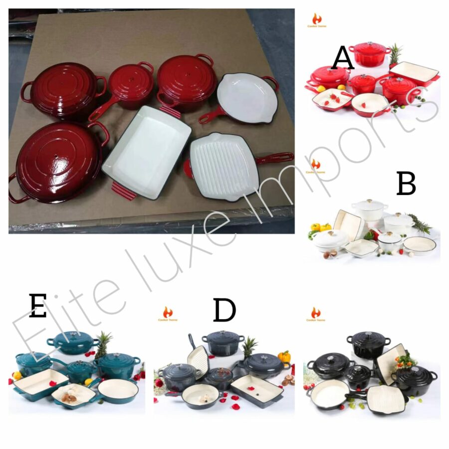 Enamel Cast Iron Cooking Pots