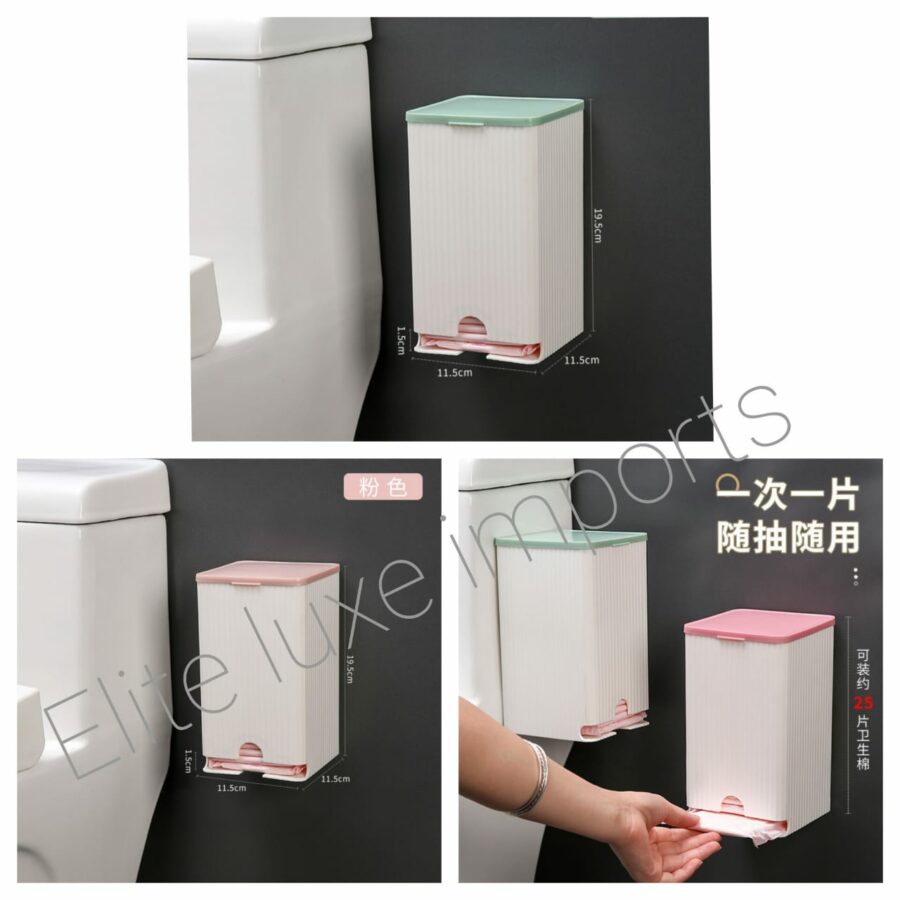 Wall Mounted Sanitary Storage Container
