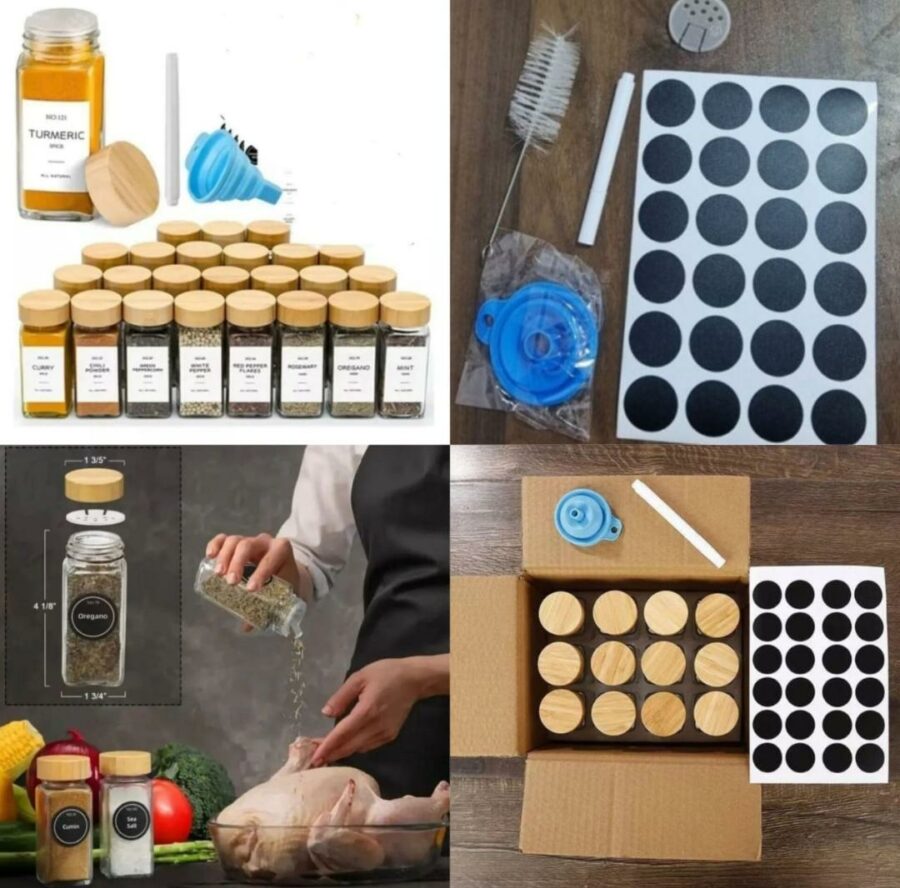 Spice Jars Set