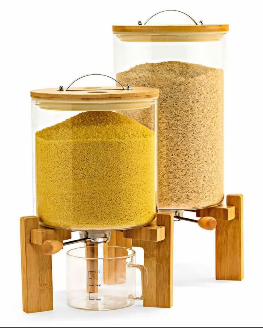 Glass Grain Dispenser