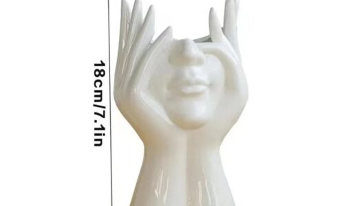 Ceramic Face Vase