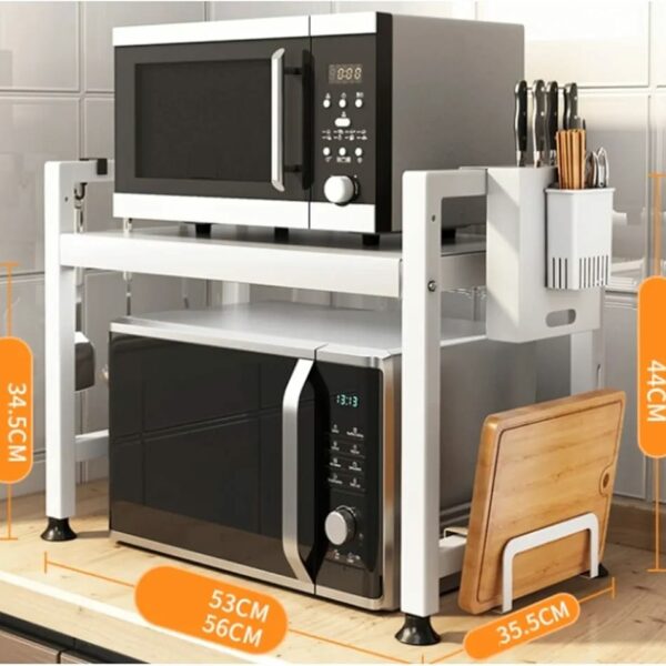 Microwave Storage Rack - White