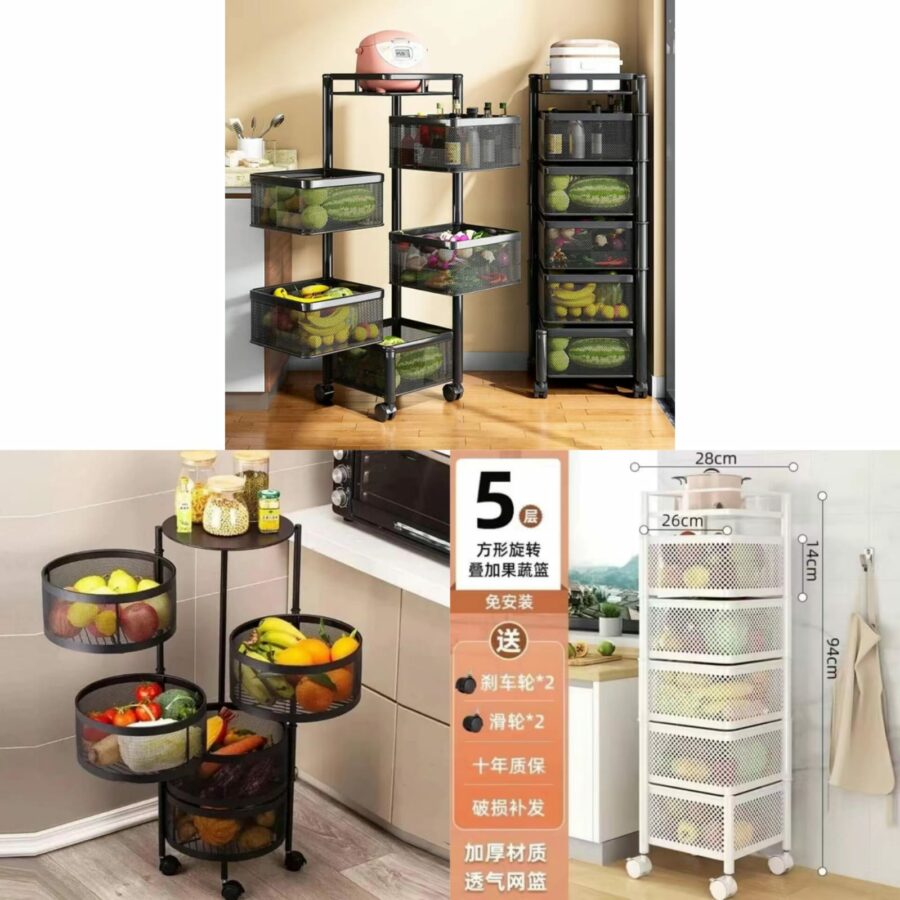 5 tier Kitchen rack