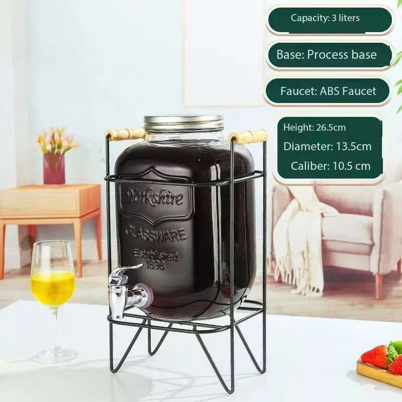Glass Juice Dispenser