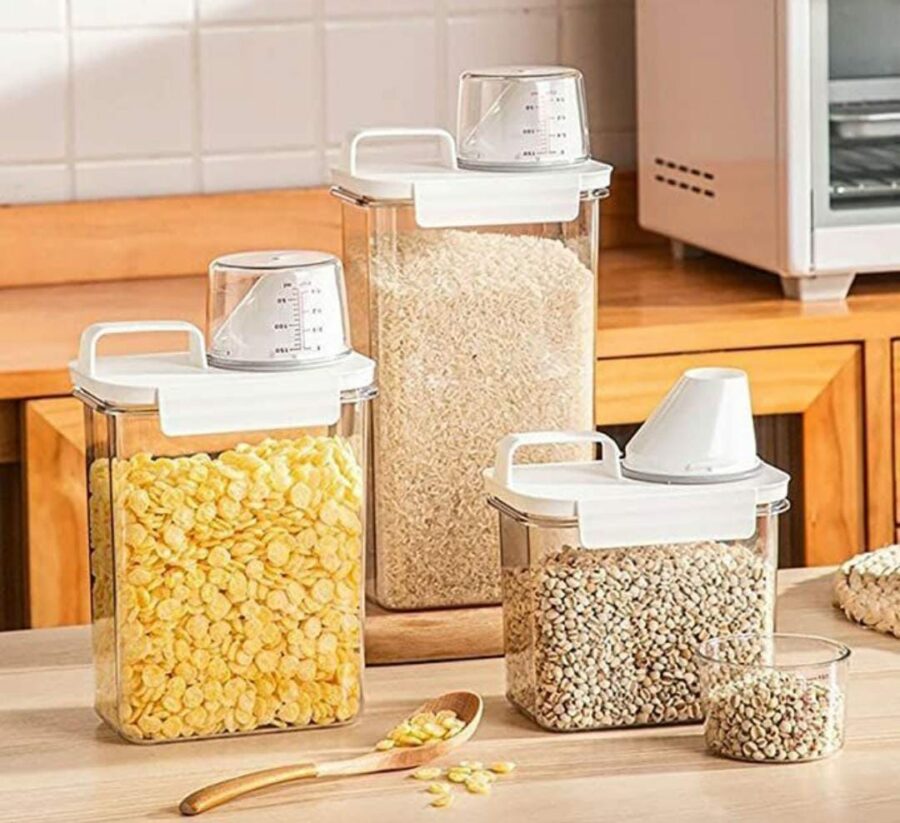 3pc Acrylic Pantry Bottles
