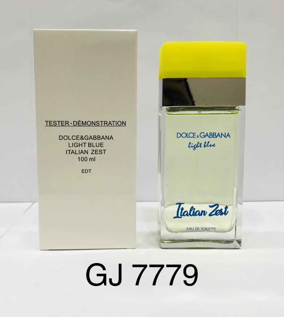 Dolce Gabbana Light Blue Italian Zest Eau de Toilette Original Tester Bottle Elite Luxe