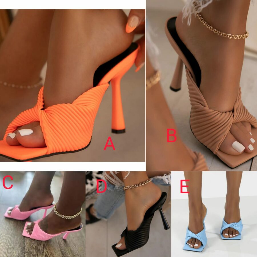 Pleated Heel