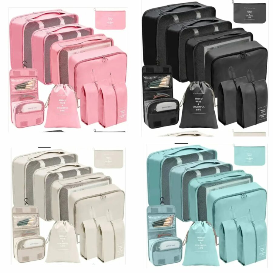 8pc Luggage Orgnizers