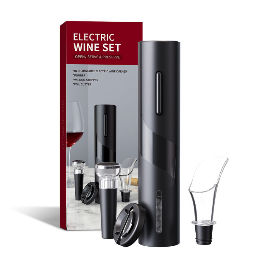 4pc Electric wine Opener set