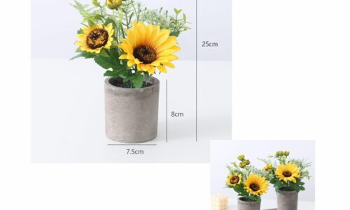 Artificial sunflower plant
