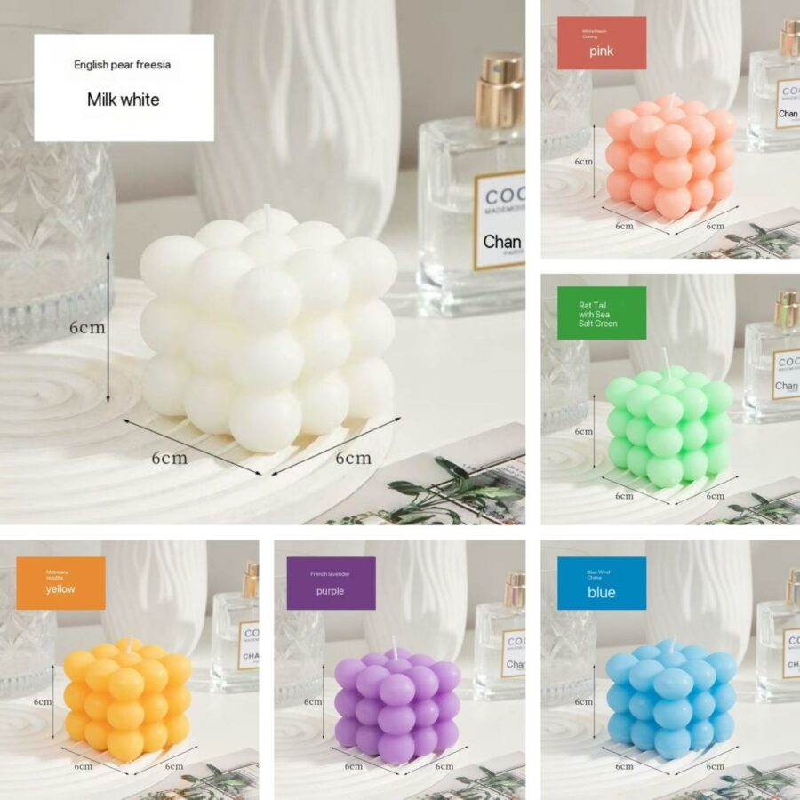 Bubble Cube scented Candle