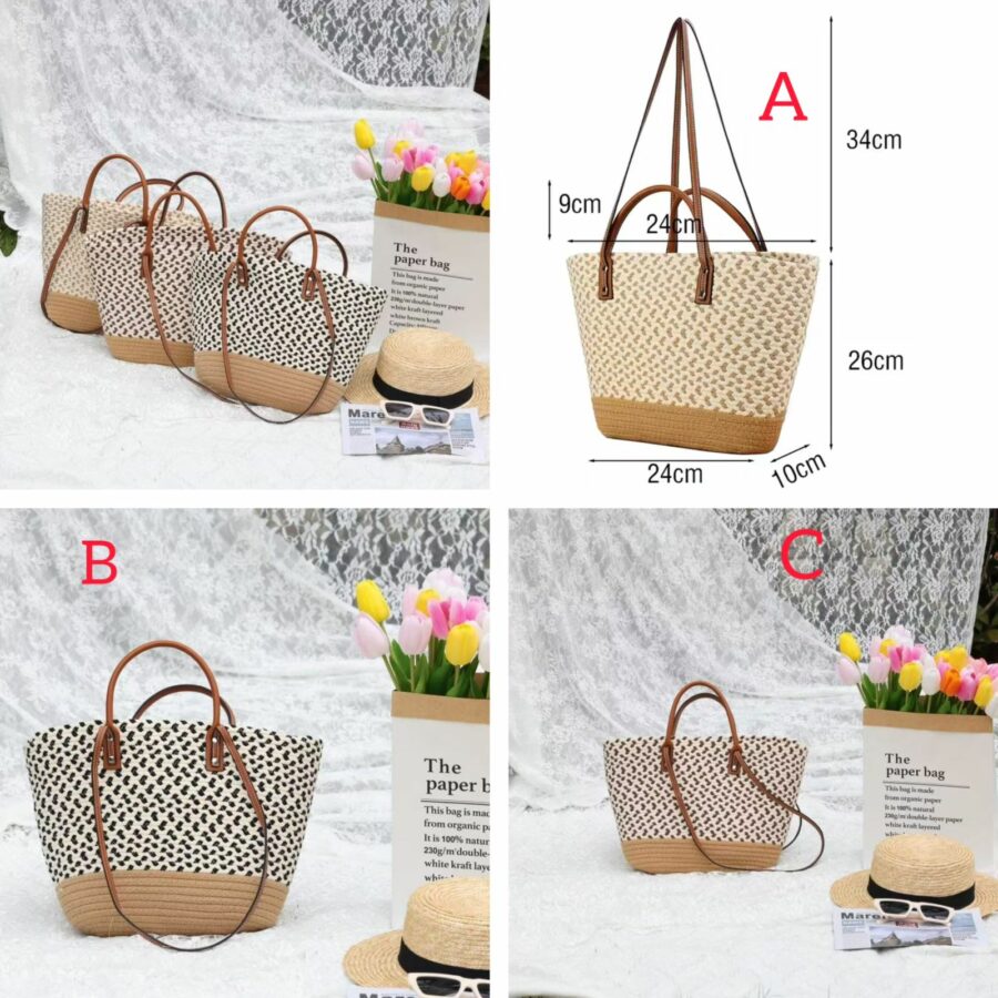 Muloo Wooven straw bag