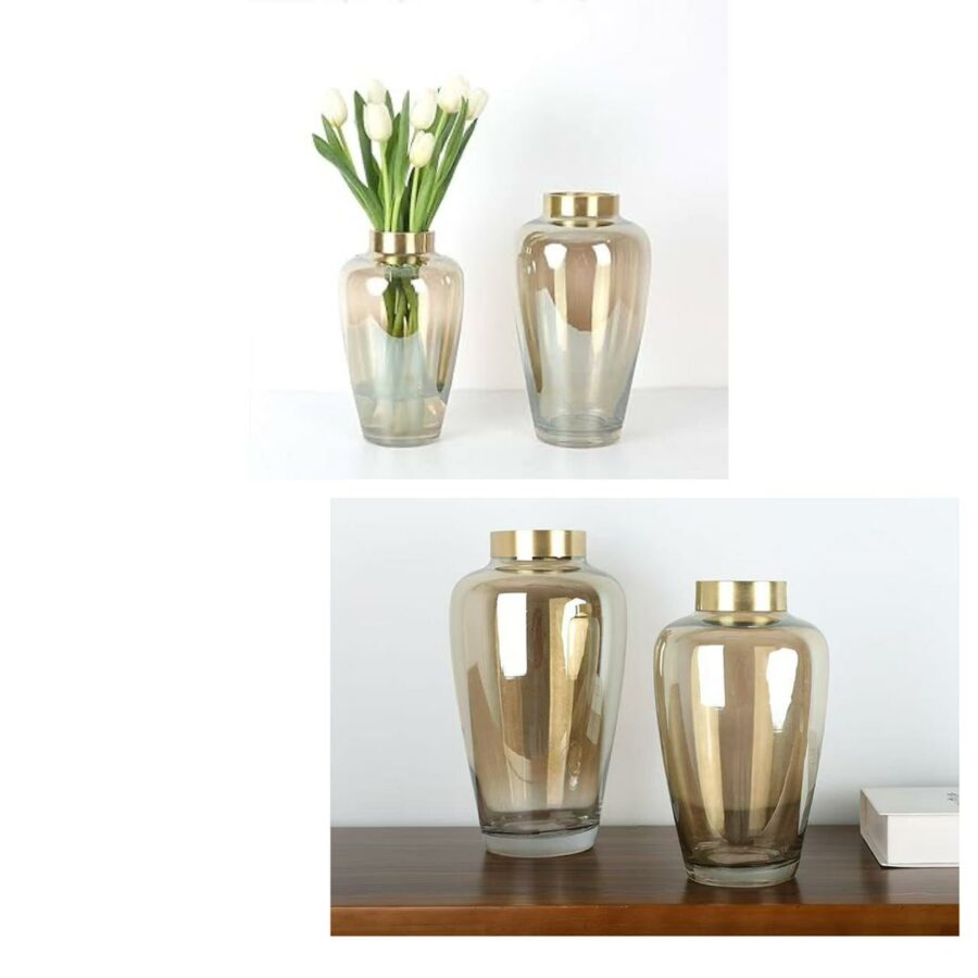 Gold shimmering vase