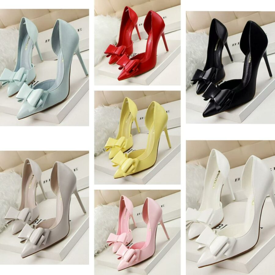 Bow knot stiletto