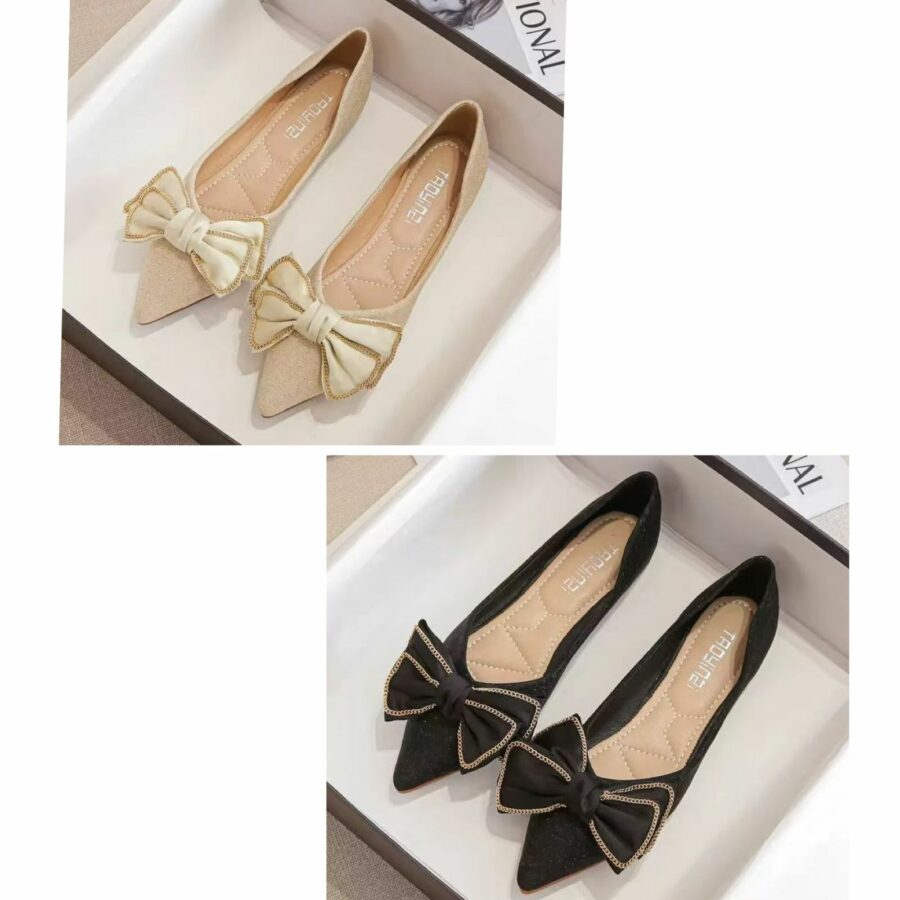 Big bow doll shoes