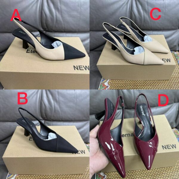 Elegant sling back heels