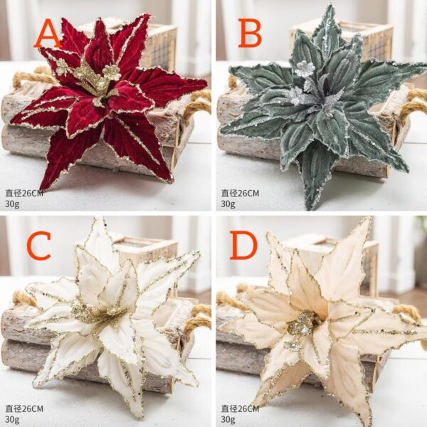 Artificial christmas flower