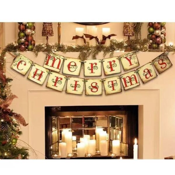 Vintage christmas banner