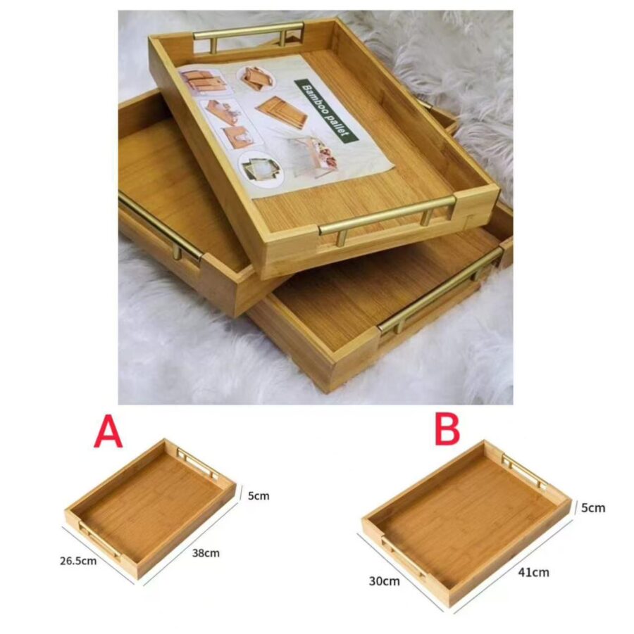 Bamboo serving tray