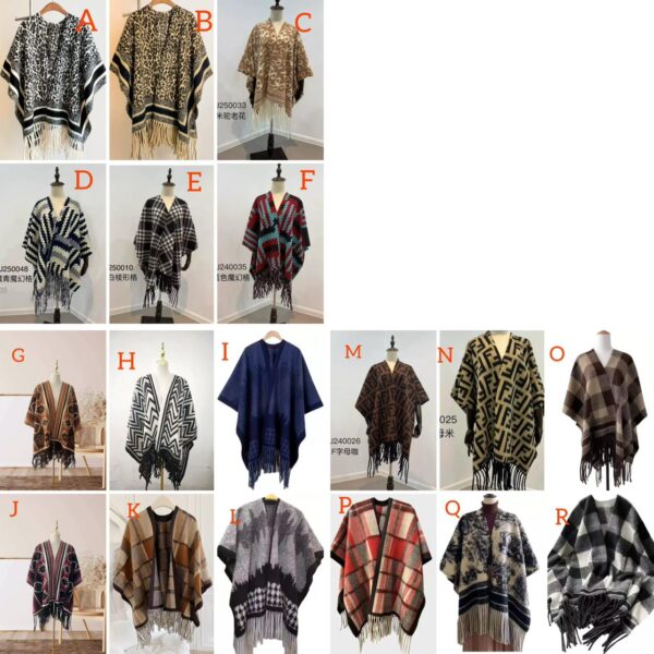 Elegant heavy shawls