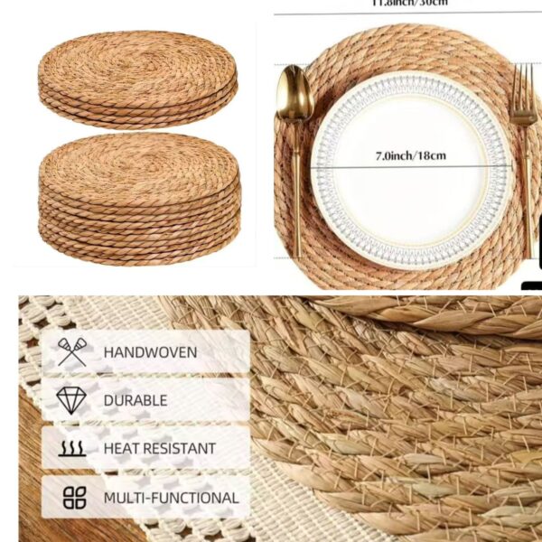 Round boho Placemats