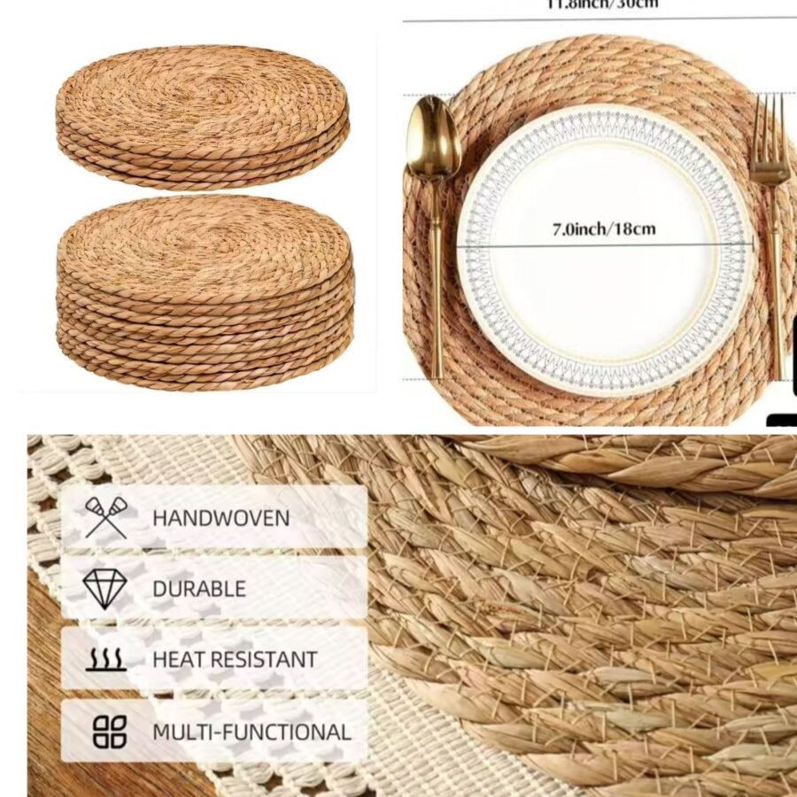 Round boho Placemats
