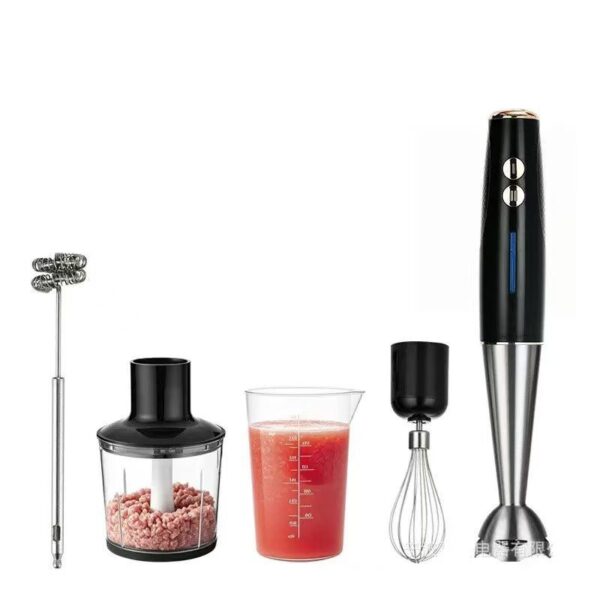 4in1 hand blender with a jar, food chopper & whisk
