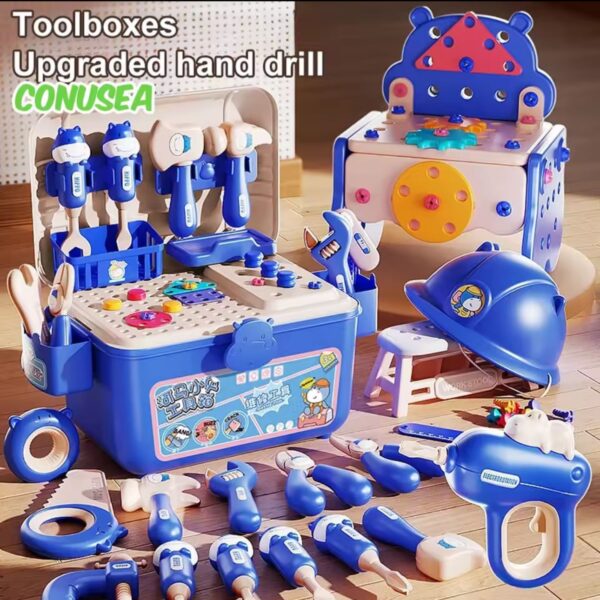 Kids play Toolbox