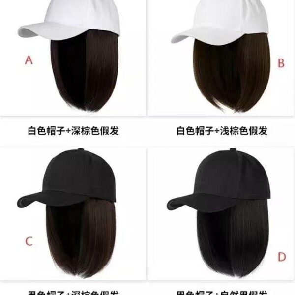 Cap bob wig - D