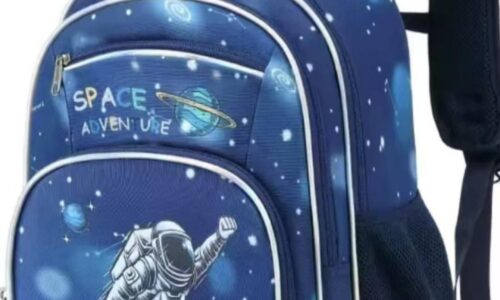 Space adventure school bag