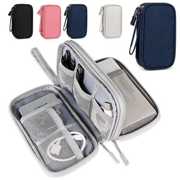 Portable cable organizer poach